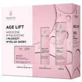 Iwostin Age Lift set, crema de día, piel normal y mixta, SPF 15, 50 ml + crema de ojos, 15 ml + sérum antiarrugas, 30 ml