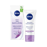 Nivea 24H Crema de día hidratante y calmante, SPF 15, 50 ml