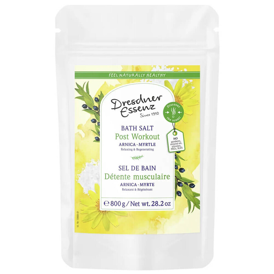 Dresdner Essenz, sel de bain, post-entraînement, 800 g