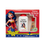 Corine De Farme Disney Wonder Woman set, eau de toilette, 30 ml + gel douche, 300 ml + pinces à cheveux, 2 pièces + bracelet, 1 pièce