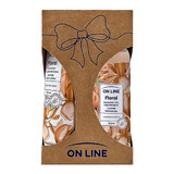 On Line Floral Magnolia &amp; Melon set, gel douche, 500 ml + lotion, 250 ml