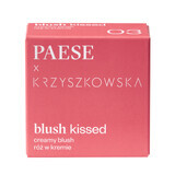 Paese x Krzyszkowska Blush Kissed, fard de obraz în cremă, 03, 4 g