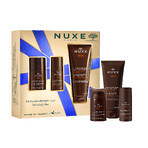 Nuxe Men Set, multifunktionales Feuchtigkeitsgel für das Gesicht, 50 ml + Deoroller, 50 ml + Duschgel, 200 ml