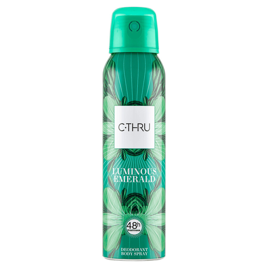 C-THRU Luminous Emerald set, déodorant, 75 ml + spray déodorant, 150 ml