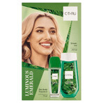 C-THRU Luminous Emerald set, déodorant, 75 ml + gel douche, 250 ml