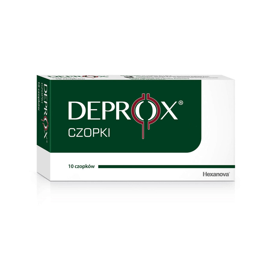 Deprox, suppositoires pour la prostatite, 10 pièces