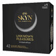 Unimil Skyn Unknown Pleasure, set de pr&#233;servatifs myst&#233;rieux sans latex, 42 pi&#232;ces