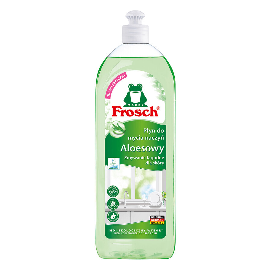 Frosch, lichid de spălat vase, aloe vera, 750 ml