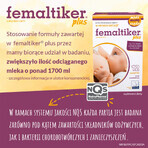 Set Femaltiker Plus, goût chocolat, 3 x 12 sachets + Milanella, gel de soin pour la peau des seins, 75 ml