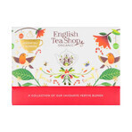 English Tea Shop Organic set, Calendrier de l'avent du thé bio de luxe, 13 saveurs, 1.78g x 25 sachets