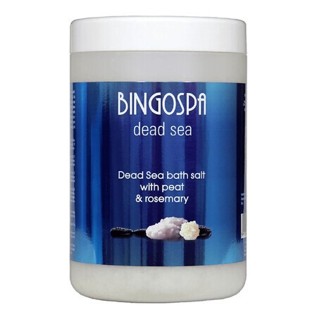 Bingospa Dead Sea, sal del Mar Muerto con romero y turba, 1000 g