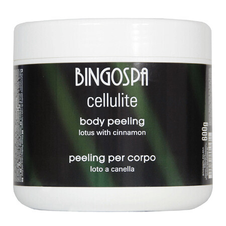 Bingospa Cellulite, gommage corporel à la cannelle et au lotus, 600 g