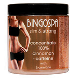 Bingospa Slim&amp;Strong, concentrat de scorțișoară-cafeină cu L-carnitină, 250 g