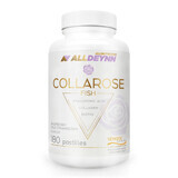 Allnutrition Alldeynn CollaRose Fish, sabor frambuesa y fresa, 180 pastillas