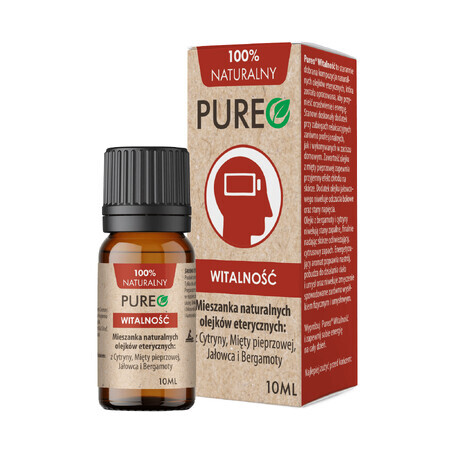 Pureo Vitality, amestec de uleiuri esențiale naturale, 10 ml