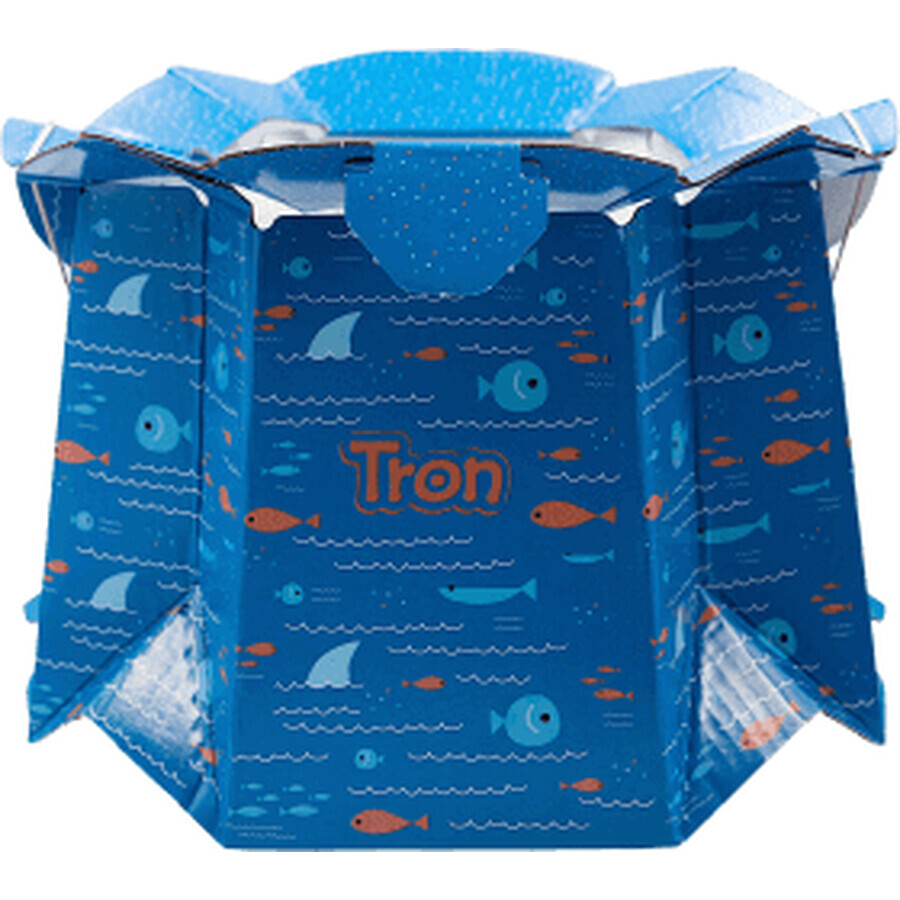 Tron Eko, pot de voyage jetable pour enfants, poisson, 1 pièce