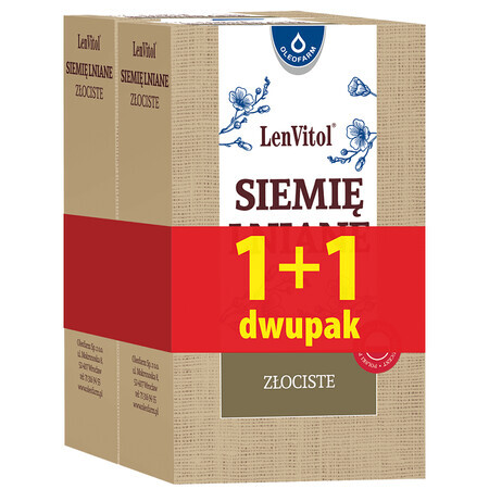 Oleofarm LenVitol, graines de lin dorées, 2 x 250 g