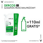 Vichy Dercos Anti Dandruff DS, shampooing anti-pelliculaire, cheveux normaux et gras, spare, 500 ml