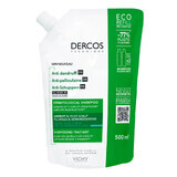 Vichy Dercos Anti Dandruff DS, shampooing anti-pelliculaire, cheveux normaux et gras, spare, 500 ml