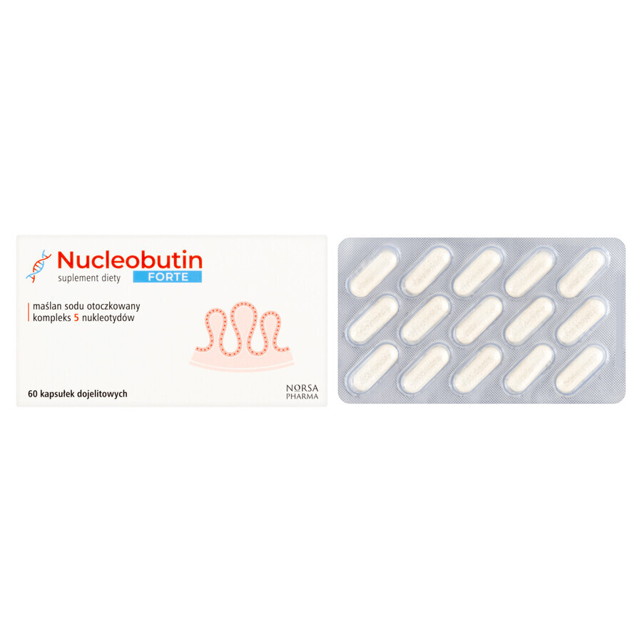 Nucleobutin Forte, 60 capsule enterale