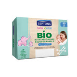 Septona Baby Calm n Care Bio, coton-tige biodégradable pour bébés, 50 pièces