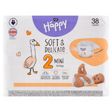 Bella Baby Happy, couches, taille 2 Mini, 3-6 kg, 38 pcs