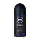 Deodorant roll-on pentru barbati Deep Black, 50 ml, Nivea