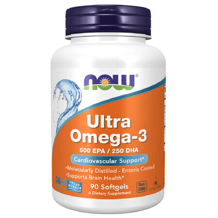 Now Foods Ultra Omega-3, 90 capsules molles