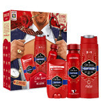 Set Old Spice Gentleman, deodorant, stick, Captain, 50 ml + deodorant, spray, Captain, 150 ml + shower gel, Captain, 250 ml