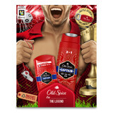 Old Spice Footballer set, deodorant stick, Captain, 50 ml + 3 in 1 shower gel, Captain, 250 ml + bottle opener