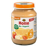 Holle-Dessert Apfel mit Banane und Aprikose BIO, nach 6 Monaten, 190 g