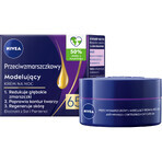 Nivea, anti-wrinkle modeling cream 65+, night cream, 50 ml