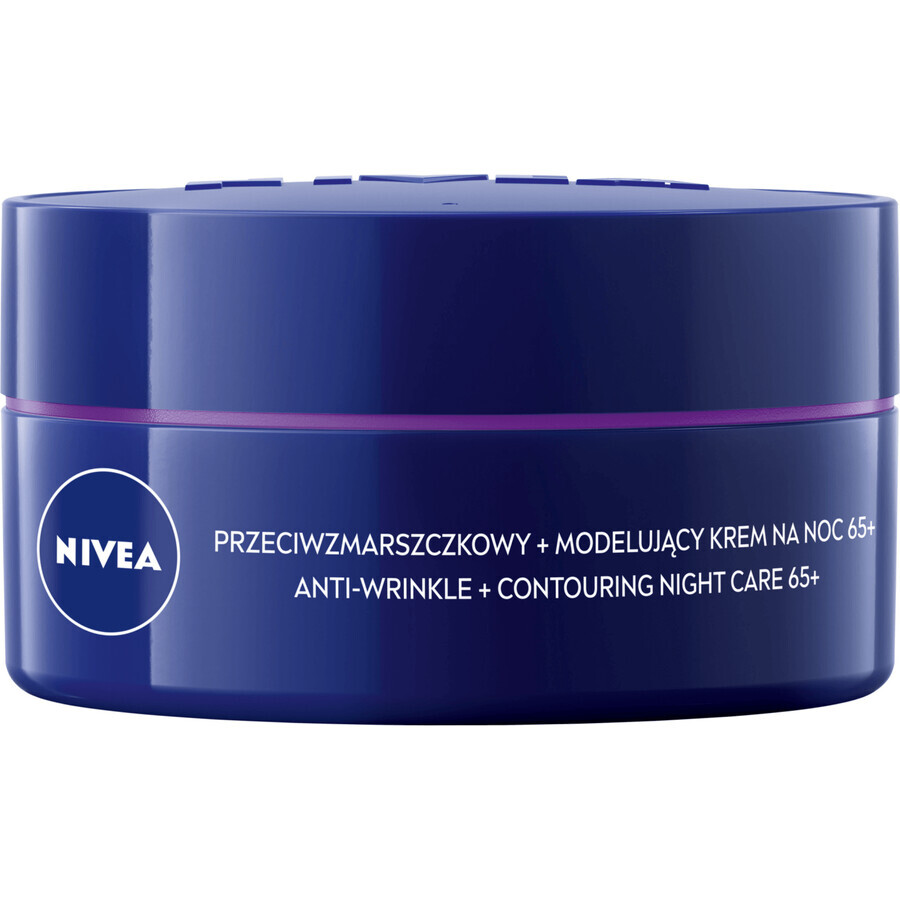 Nivea, anti-wrinkle modeling cream 65+, night cream, 50 ml