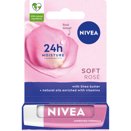 Nivea, Soin des lèvres Rouge à lèvres, Soft Rose, 1 pc