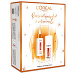 L'Oreal Revitalift Clinical kit, sérum illuminant pour le visage, 12% de vitamine C pure, 30 ml + fluide illuminant, SPF 50+, 50 ml