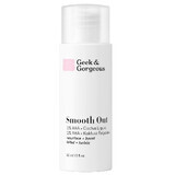 Geek &amp; Gorgeous Smooth Out, puissant exfoliant avec 12% d'acides AHA et une figue de barbarie apaisante, 30 ml