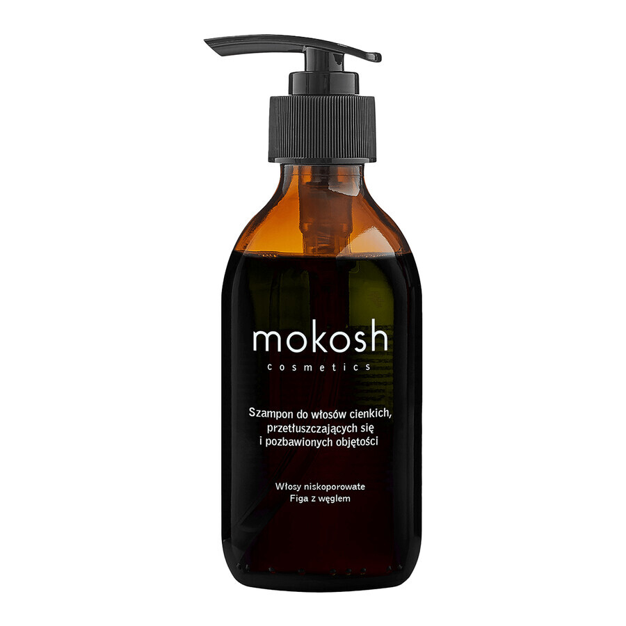 Mokosh, șampon pentru păr subțire, gras și voluminos, smochine, 200 ml