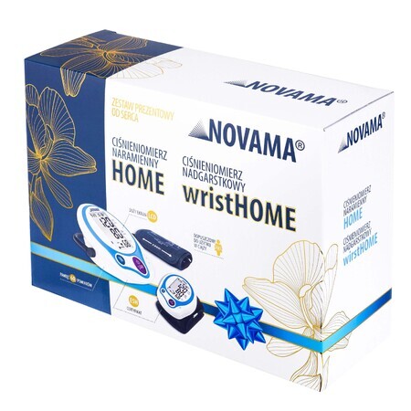 Kit Novama Home, blood pressure monitor for the arm + Wrist Home, automatic blood pressure monitor for the wrist