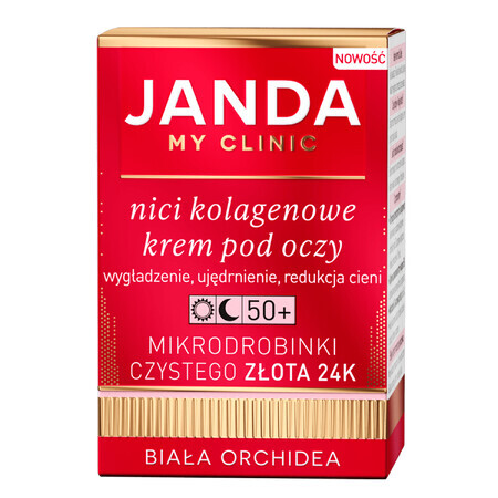 Janda My Clinic Collagen Threads 50+, cremă de ochi, 15 ml