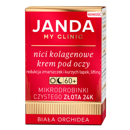 Janda My Clinic Collagen Threads 60+, cremă de ochi, 15 ml