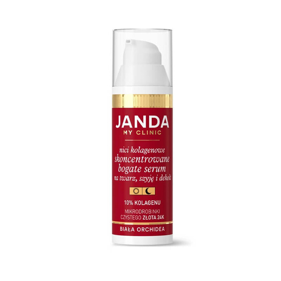 Janda My Clinic Collagen Threads, sérum pour le visage, le cou et le décolleté, 30 ml