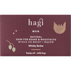 Hagi Whiskey Barber, jabón para barba y bigote, 100 g