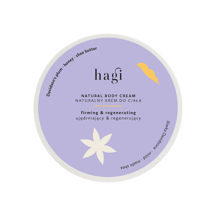 Hagi Na Plum, cremă naturală de corp, fermitate, 200 ml