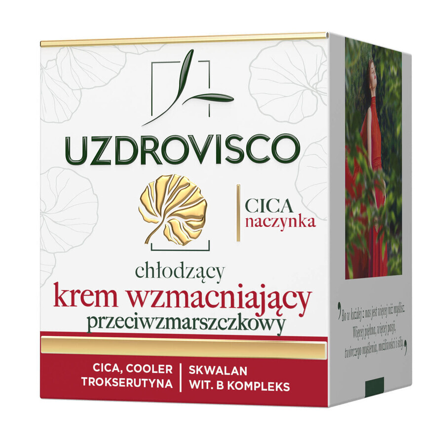 Uzdrovisco CICA Vascular, stärkende und beruhigende Tages- und Nachtcreme gegen Falten, vaskuläre Haut, 50 ml