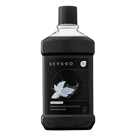 Seysso Carbon, bain de bouche rafraîchissant, Refreshing Black, 500 ml