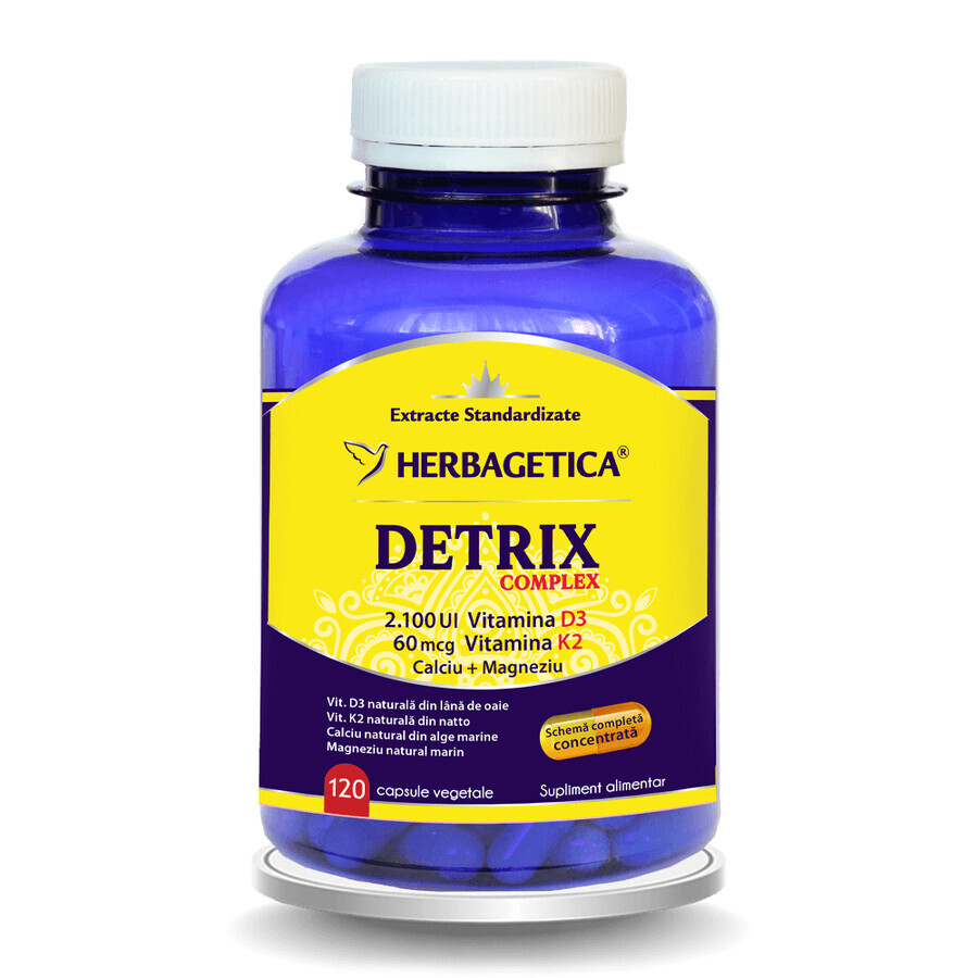 Detrix, 120 gélules végétales, Herbagetica