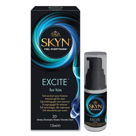 Unimil Skyn Excite For Him, gel stimulant pour hommes, 15 ml