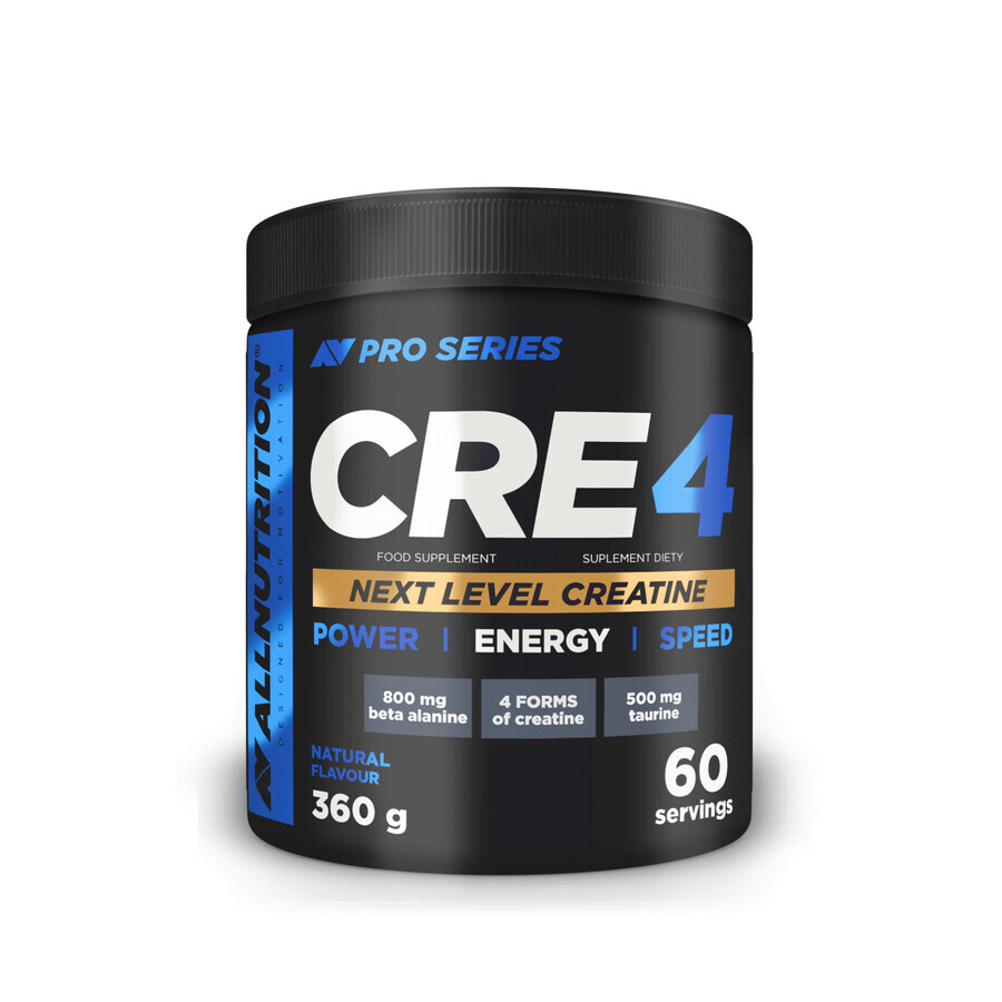 Allnutrition Pro Series CRE4, arôme naturel, 360 g