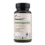 PharmoVit Ashwagandha + BioPerine, 180 gélules