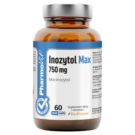 PharmoVit Inositol Max 750 mg, 60 gélules